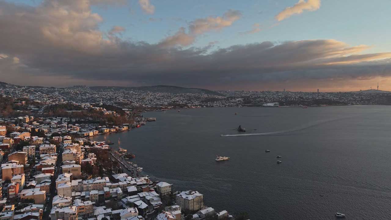 Foto - Beyaza bürünen Beykoz havadan görüntülendi