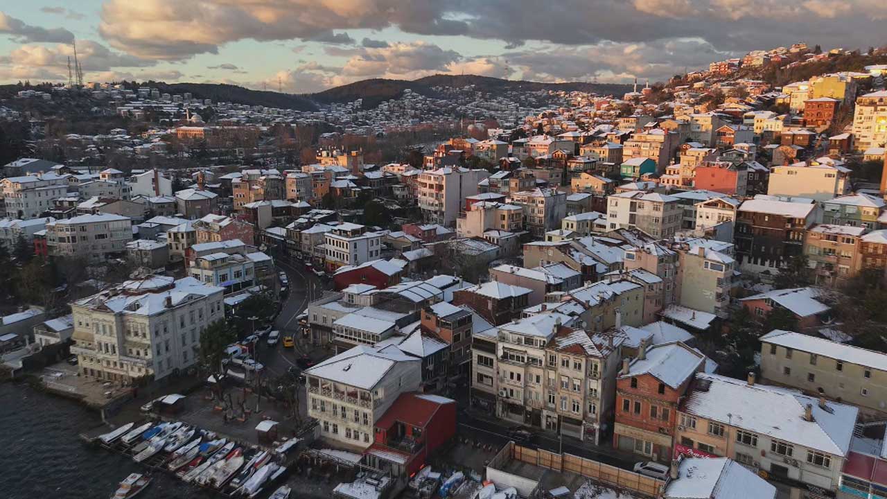 Foto - Beyaza bürünen Beykoz havadan görüntülendi