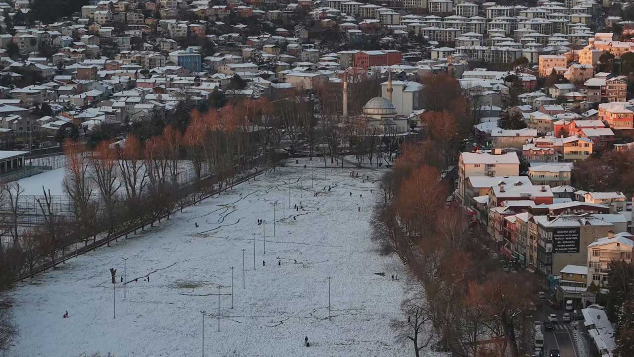 Foto - Beyaza bürünen Beykoz havadan görüntülendi