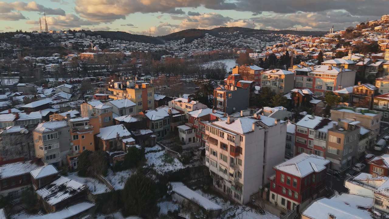 Foto - Beyaza bürünen Beykoz havadan görüntülendi