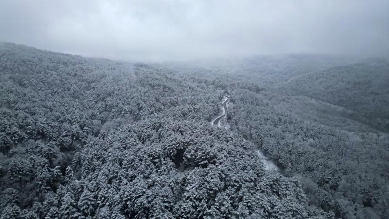 Foto - Beyaza bürünen Kaz Dağları nefes kesti