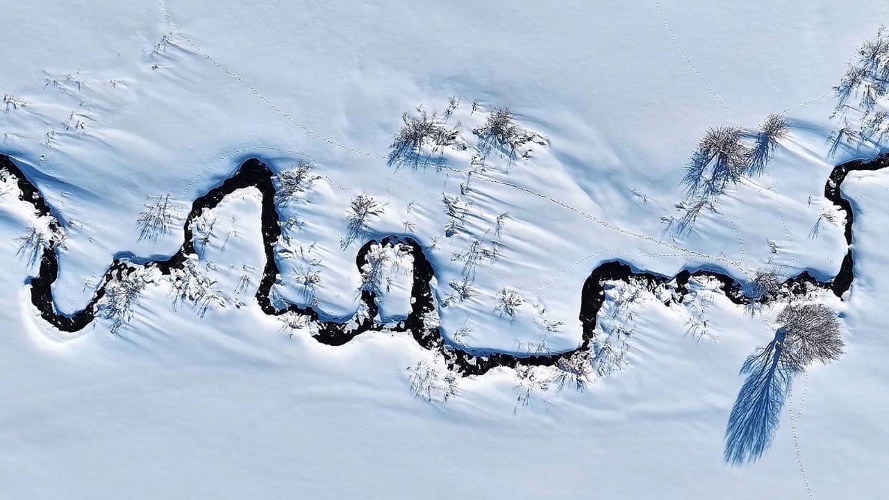 Foto - Beyazın içindeki kıvrım! Cilo Dağı eteklerinde kartpostallık manzara
