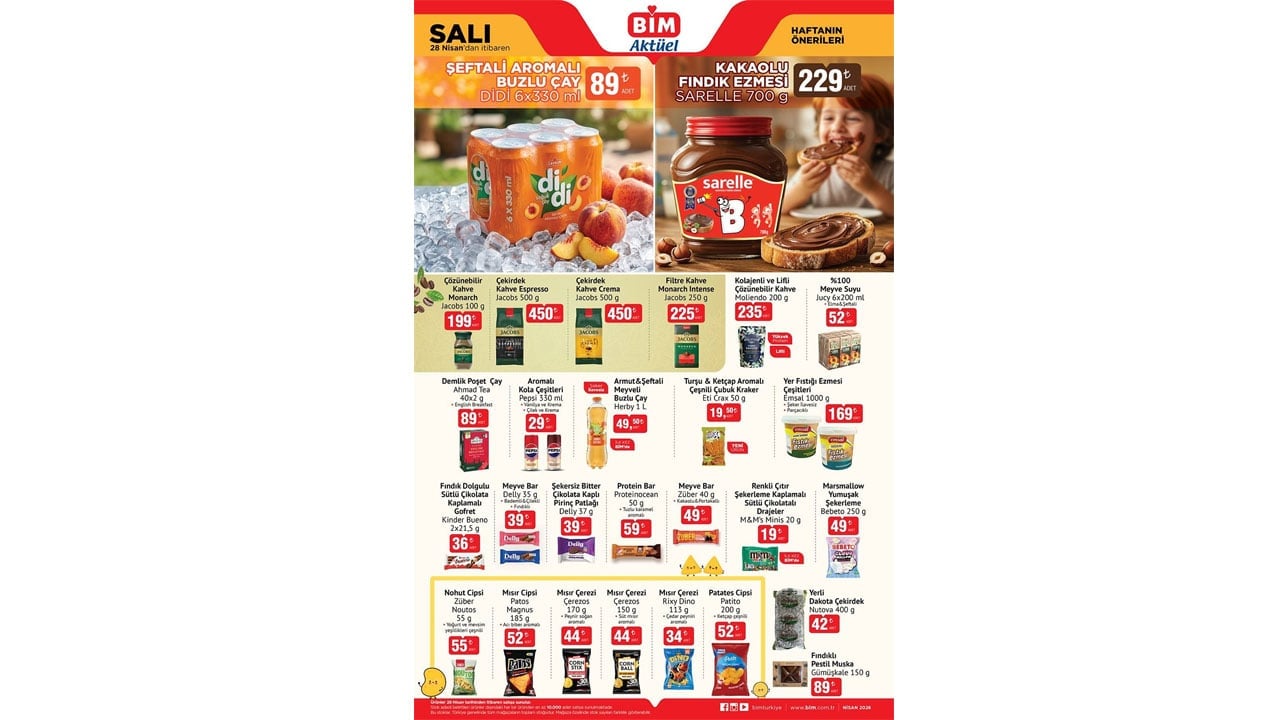 Foto - BİM 28 Nisan 2026 Aktüel Kataloğu: Haftanın önerilen ürünleri yayında!