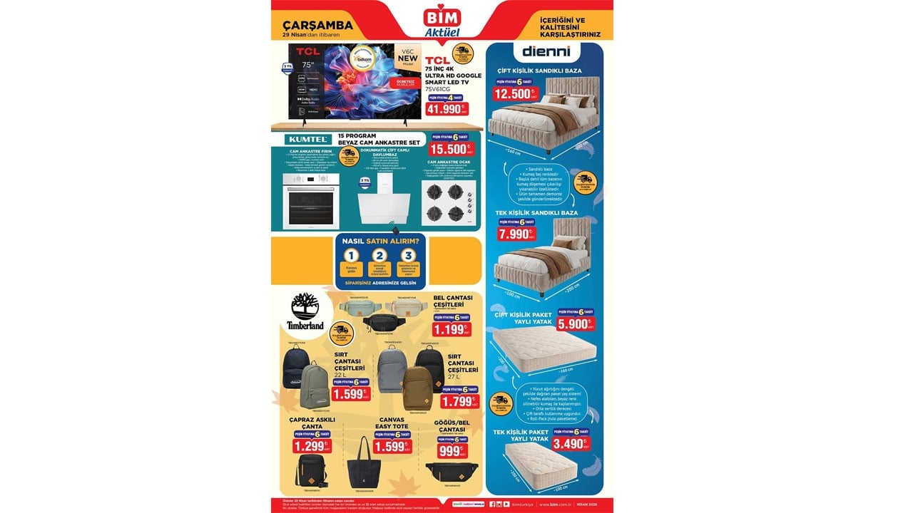 Foto - BİM 28 Nisan 2026 Aktüel Kataloğu: Haftanın önerilen ürünleri yayında!