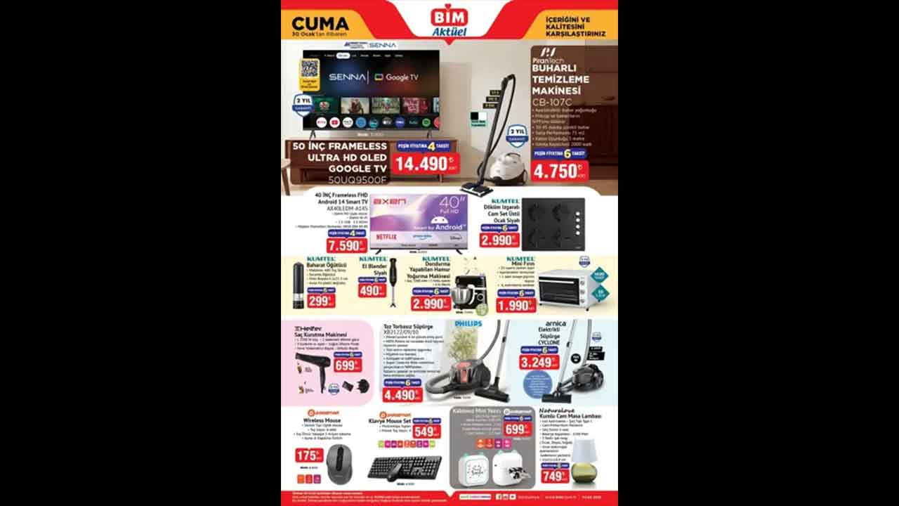 Foto - BİM'de bu cuma büyük fırsat günü! 30 Ocak aktüel ürünler listesi yayınlandı