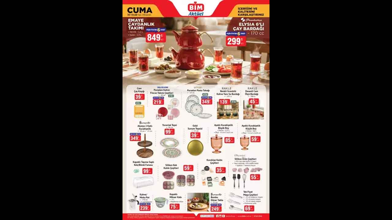 Foto - BİM'de bu cuma büyük fırsat günü! 30 Ocak aktüel ürünler listesi yayınlandı