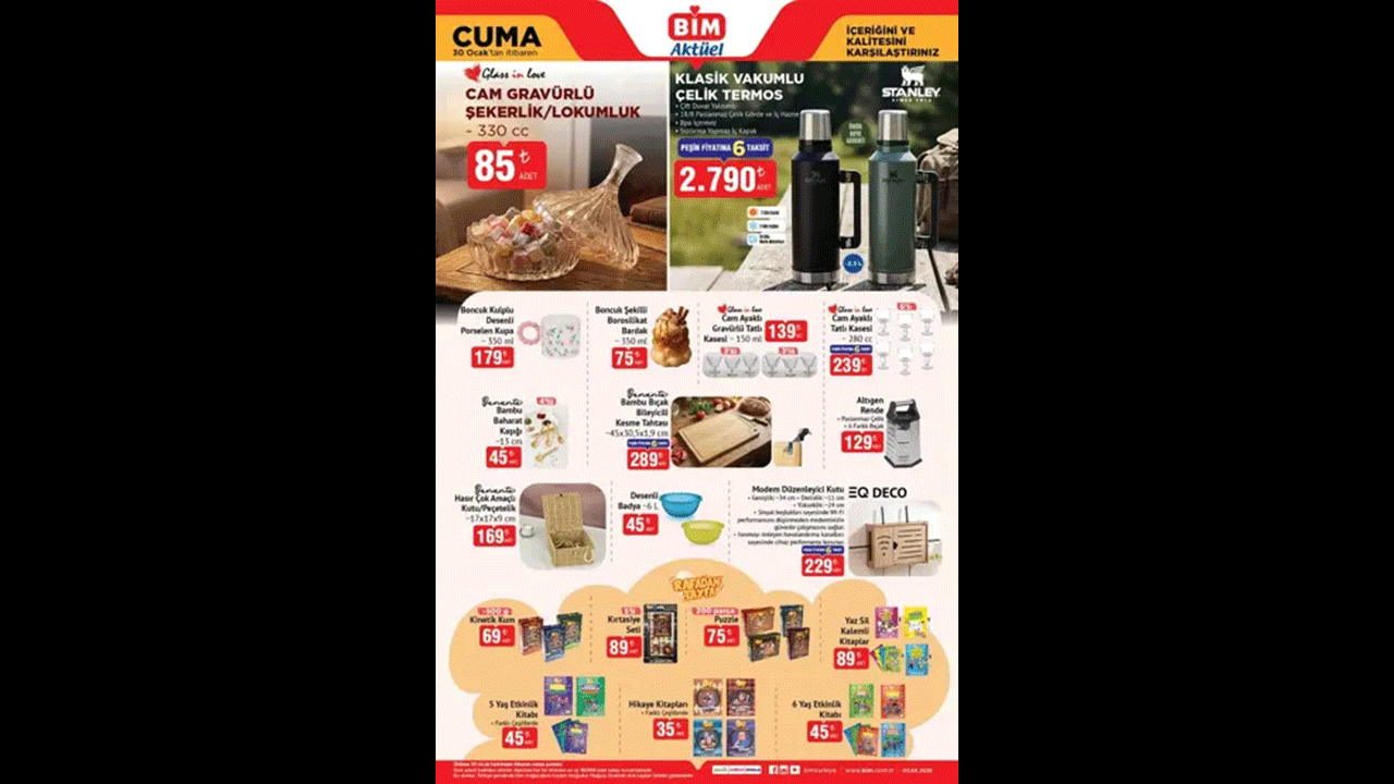 Foto - BİM'de bu cuma büyük fırsat günü! 30 Ocak aktüel ürünler listesi yayınlandı