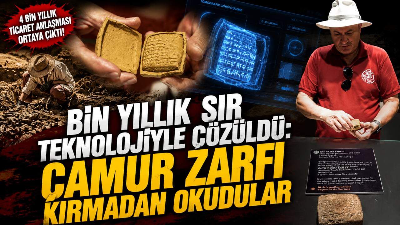 Bin Yıllık Sır Teknolojiyle Çözüldü: Çamur Zarfı Kırmadan Okudular