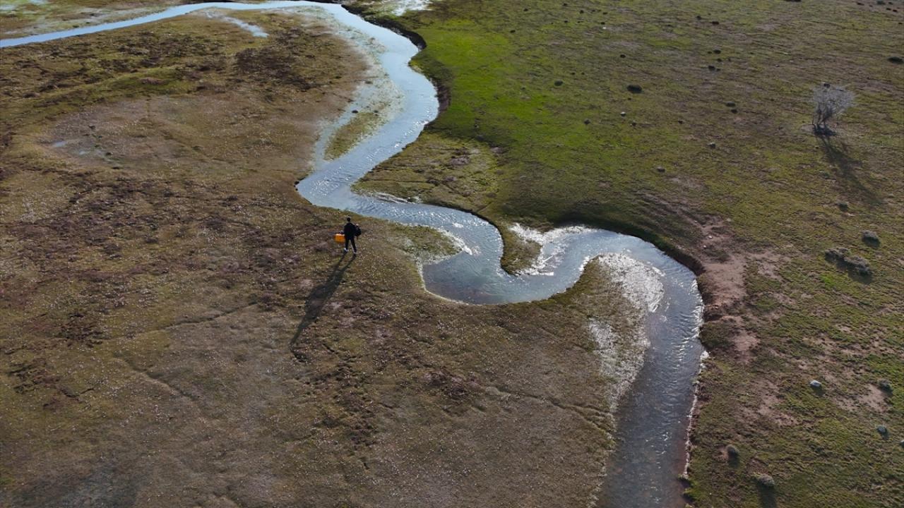 Foto - Bingöl aynı anda iki mevsimi yaşıyor! Kuzeyinde kış, güneyinde bahar