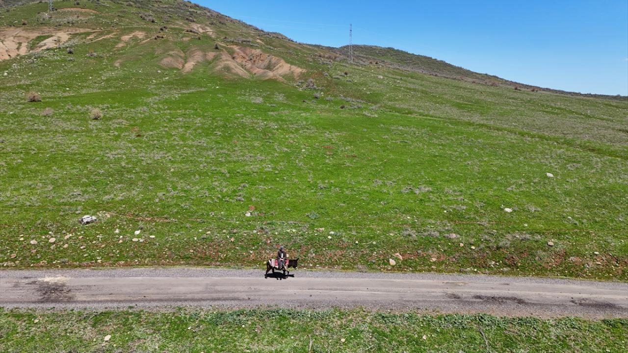 Foto - Bingöl aynı anda iki mevsimi yaşıyor! Kuzeyinde kış, güneyinde bahar