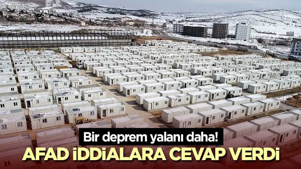 Bir deprem yalanı daha! AFAD iddialara cevap verdi