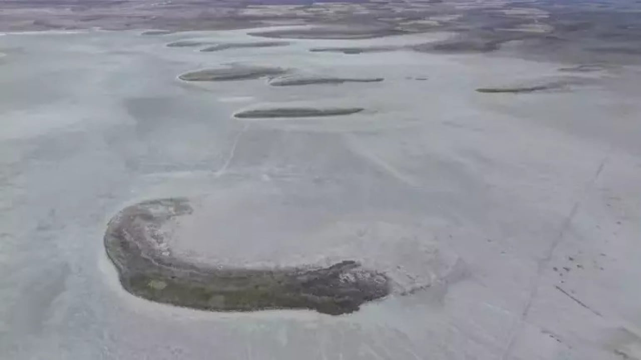 Foto - Bir göl daha kuruyarak yok oldu