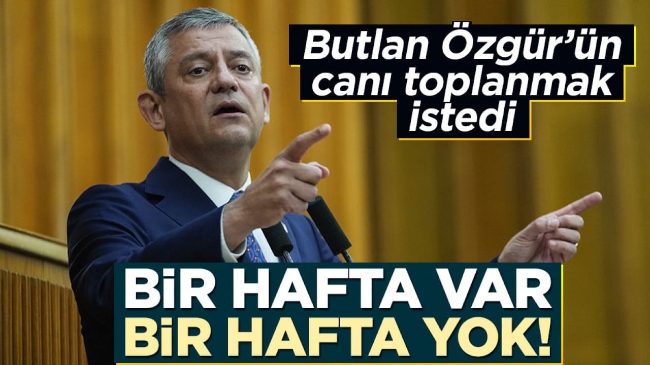 Bir hafta var bir hafta yok! Butlan Özgür’ün canı toplanmak istedi