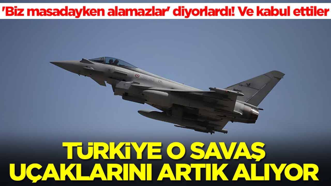 'Biz masadayken alamazlar' diyorlardı: Ve kabul ettiler, Türkiye o savaş uçaklarını alıyor