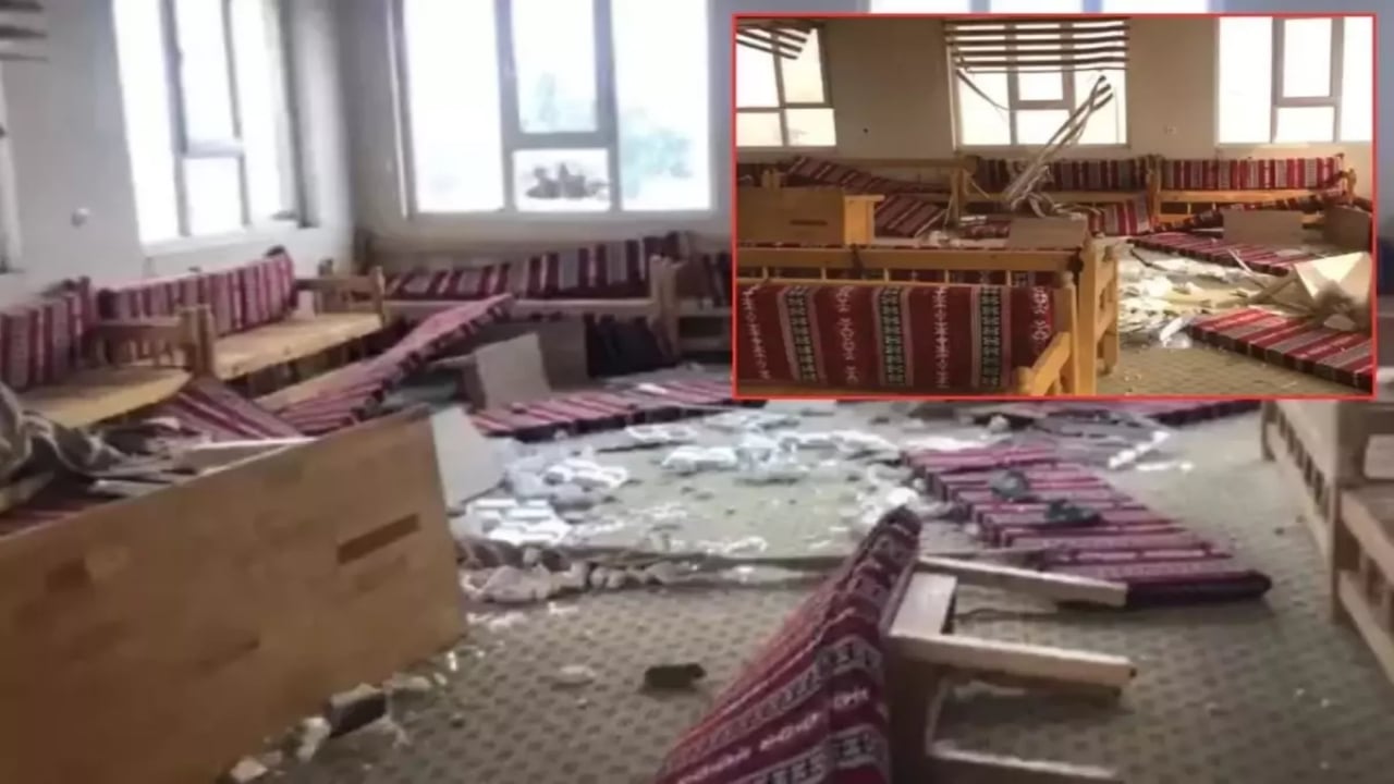 Foto - Biz ne zaman bu hale geldik? Taziye evine saldırıp, ortalığı savaş alanına çevirdiler