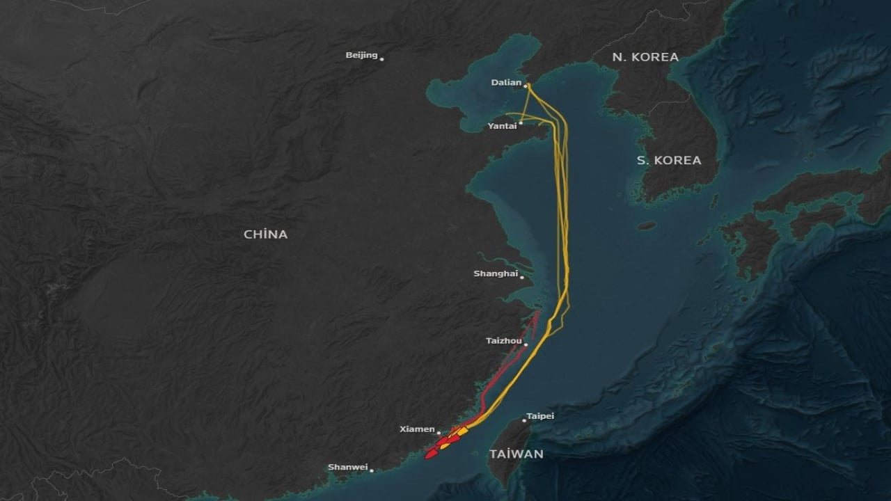 Foto - "Bize 10 bin füze bile yetmez" demişlerdi! Çin, büyük işgal için harekete geçti! İşte tüm dünyayı şoke eden uydu görüntüleri