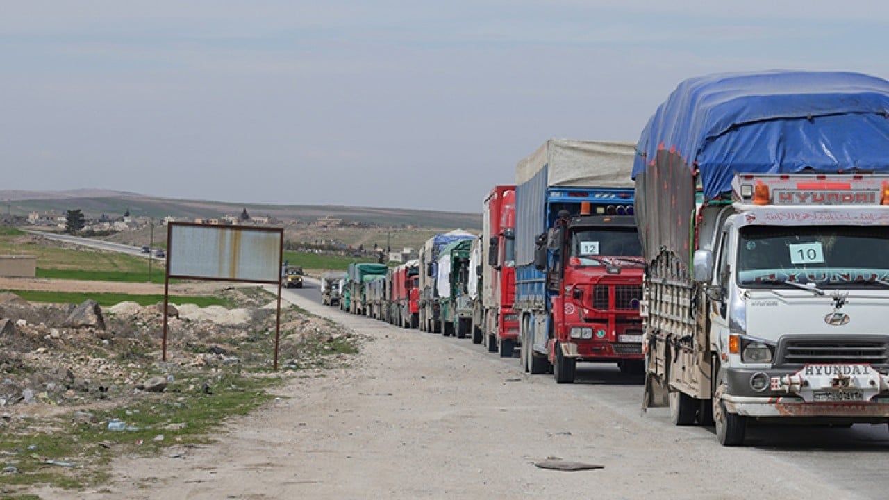 Foto - BM'den Aynularab'a 27 tır insani yardım 