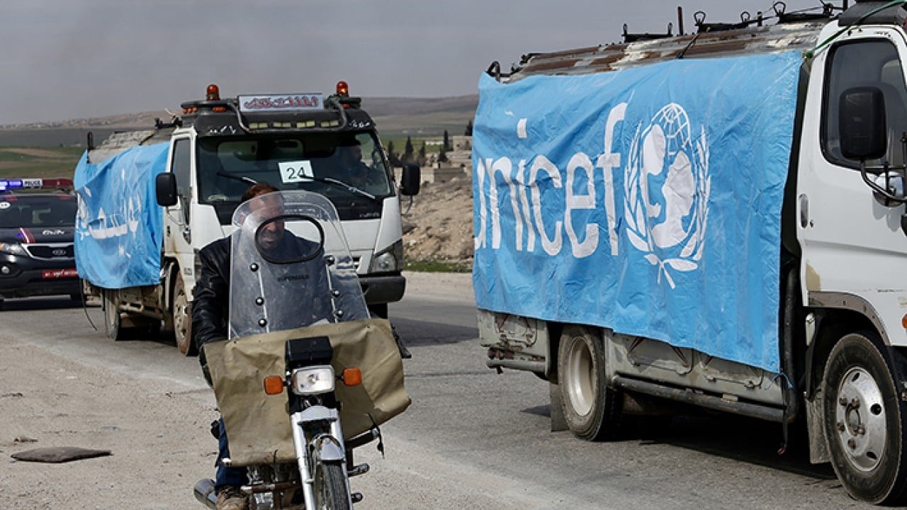 Foto - BM'den Aynularab'a 27 tır insani yardım 
