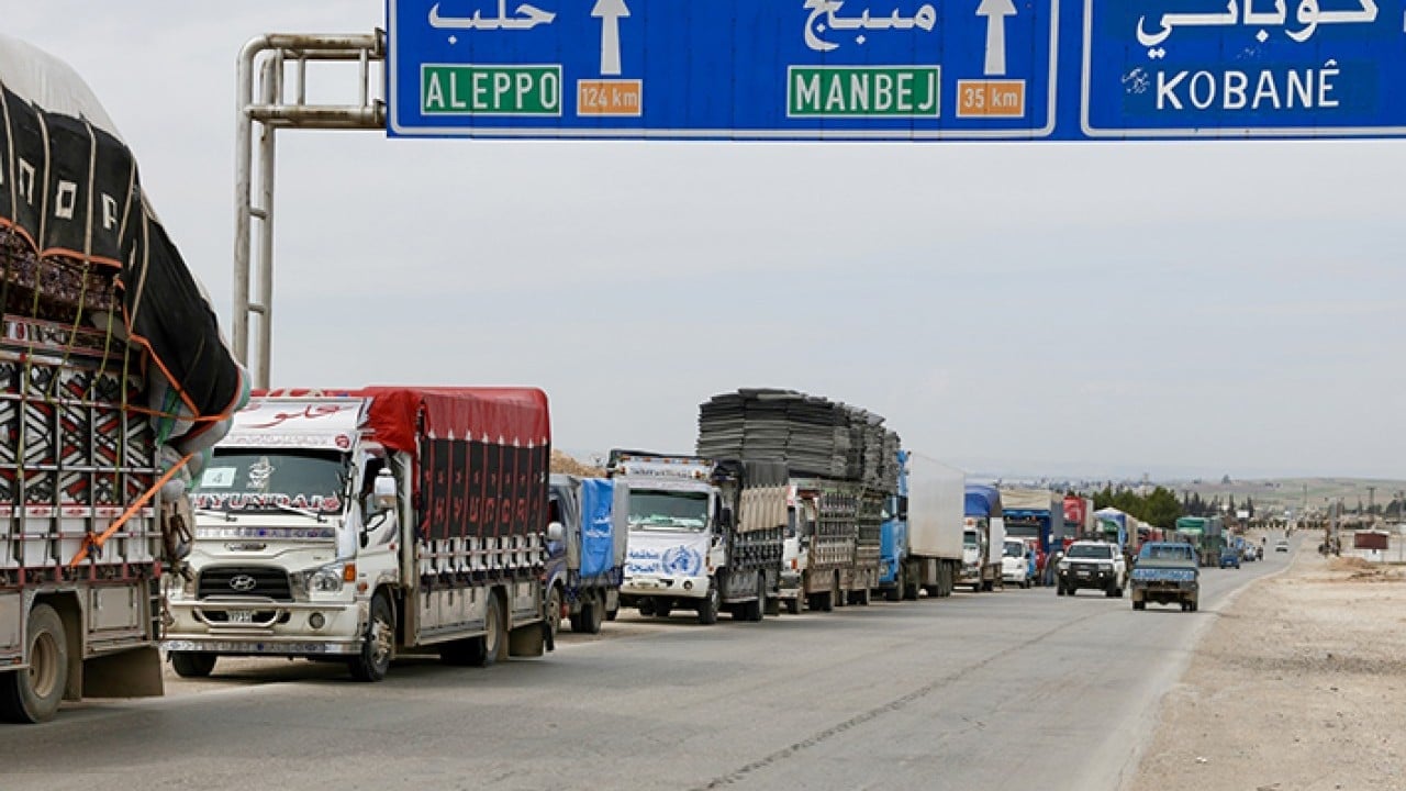 Foto - BM'den Aynularab'a 27 tır insani yardım 