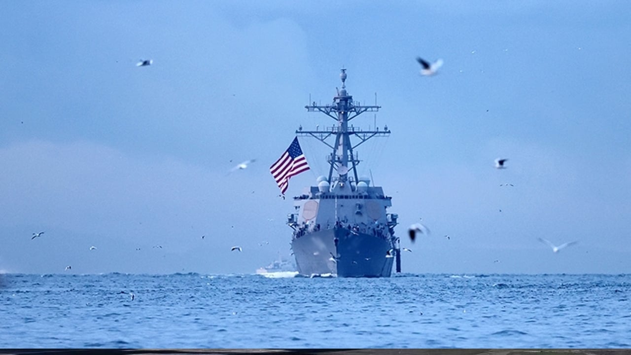 Foto - Bölgede gerilim: ABD, Karayipler’de gemiye el koydu! Skandal karar... ABD Donanması gemilerin peşinde! 