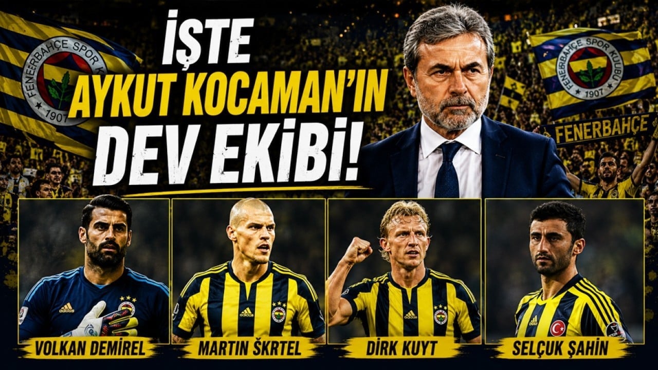 Bomba isimler: İşte Aykut Kocaman'ın teknik heyeti: Cuma günü kıyamet kopacak...