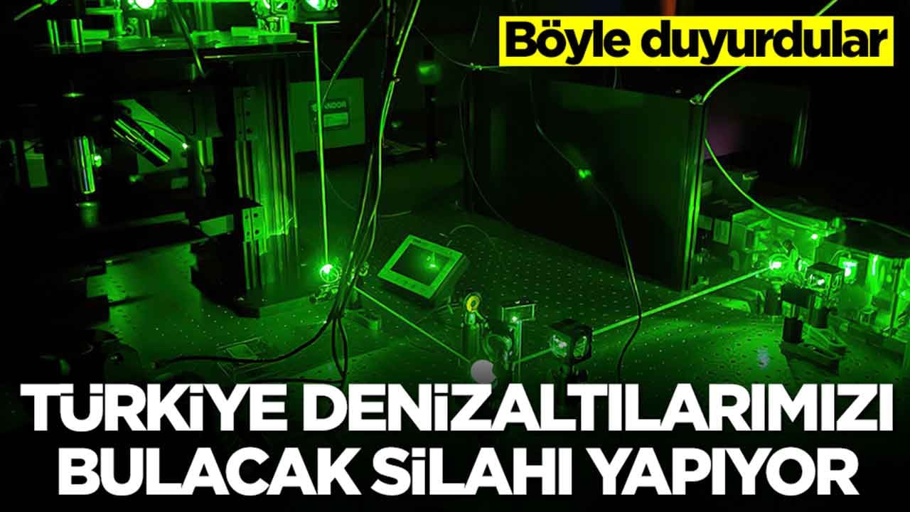 Böyle duyurdular: Türkiye denizaltılarımızı bulacak silahı geliştiriyor