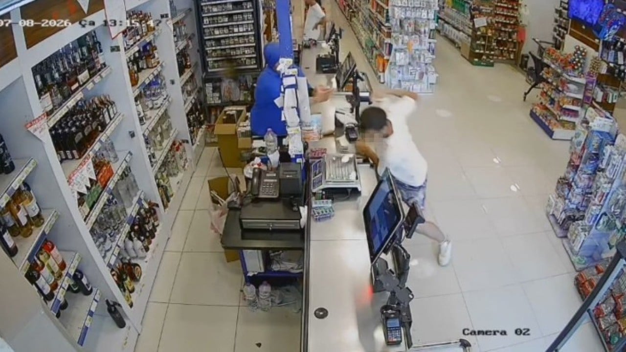 Böyle gaspçı görülmedi Tek kişilik çete dehşet saçtı