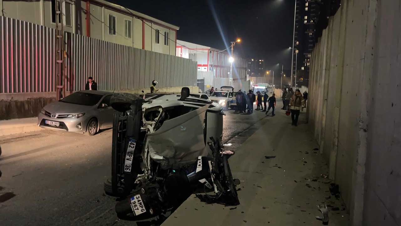 Foto - Böyle kepazelik olmaz! Önce kaza yaptı sonra polise bıçak çekti