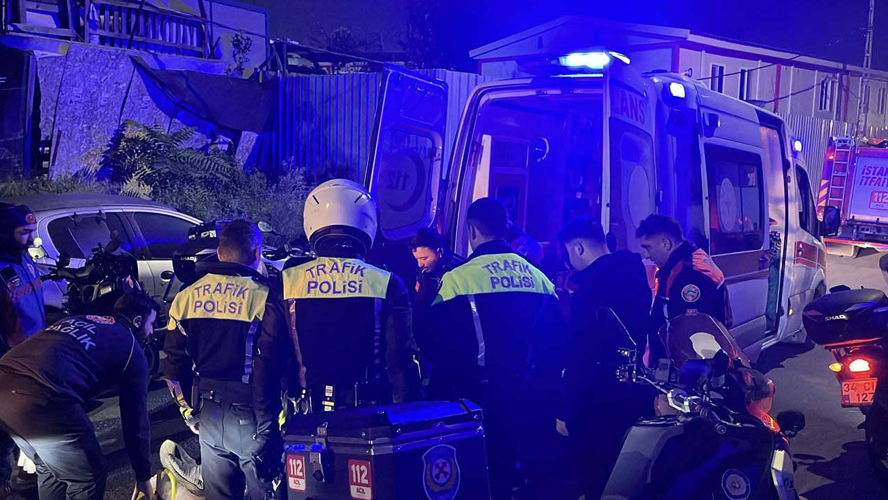 Böyle kepazelik olmaz! Önce kaza yaptı sonra polise bıçak çekti