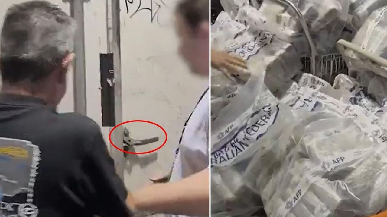 Foto - Böylesi görülmedi! Sığınağın kapısı açıldı, ülke tarihinin en büyük uyuşturucu stoğu çıktı