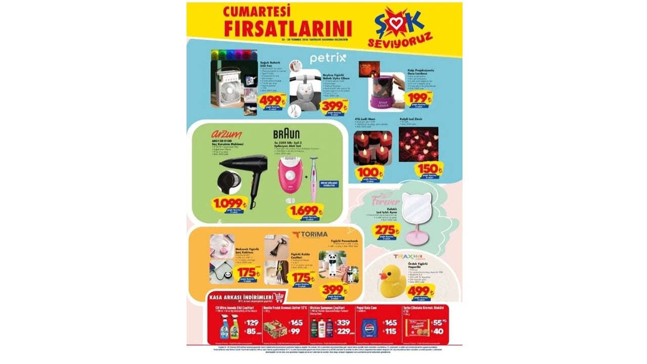 Foto - Bu cumartesi kamp ateşleri yanacak! İşte 25 Temmuz'da ŞOK'un sunacağı fırsatlar