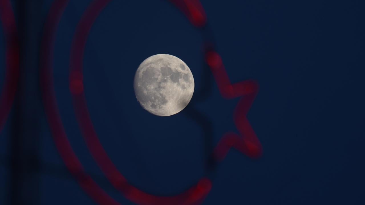 Foto - Bu da şişkin ay! Düzce'de görüldü 