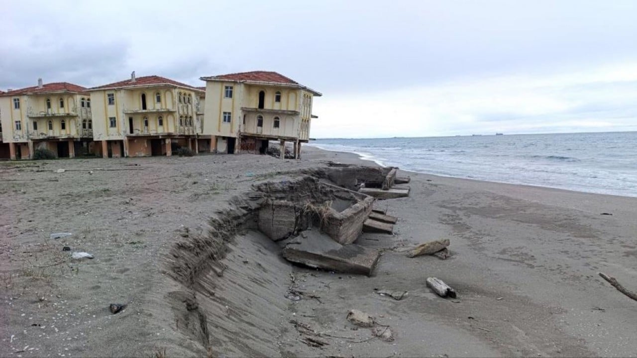 Foto - Bu defa evleri sel değil deniz geri aldı