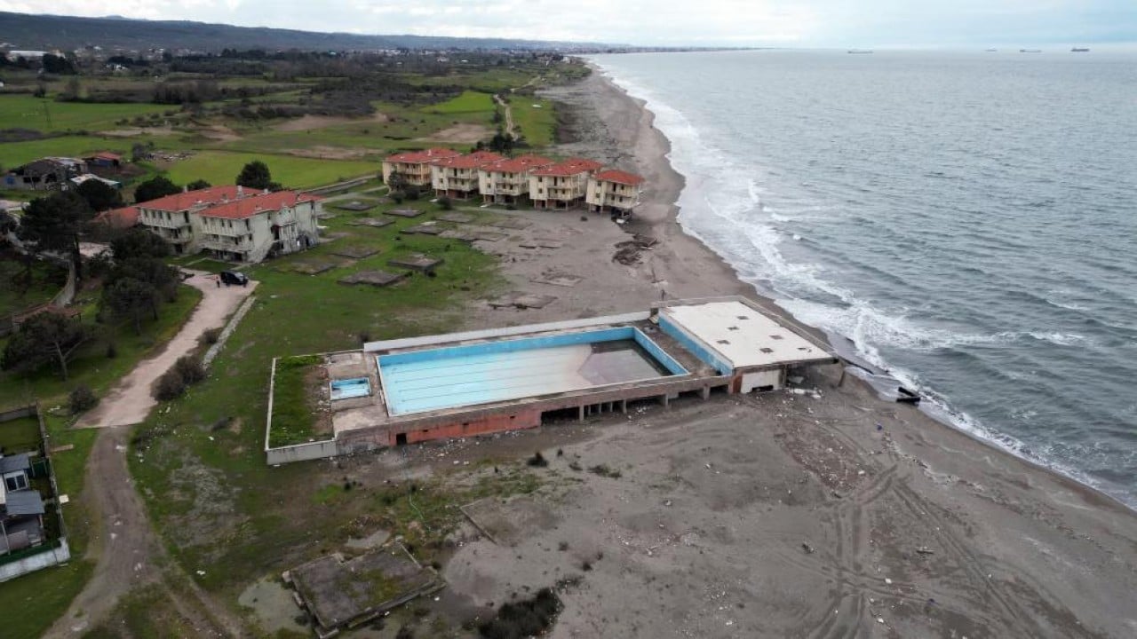 Foto - Bu defa evleri sel değil deniz geri aldı