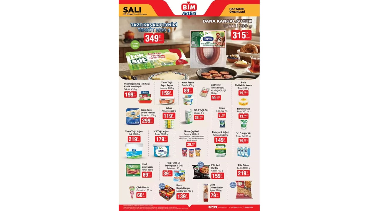 Foto - Bu fırsat rüzgarı tüm dengeleri bozacak! BİM'de 28 Mayıs-1 Nisan indirimleri belli oldu