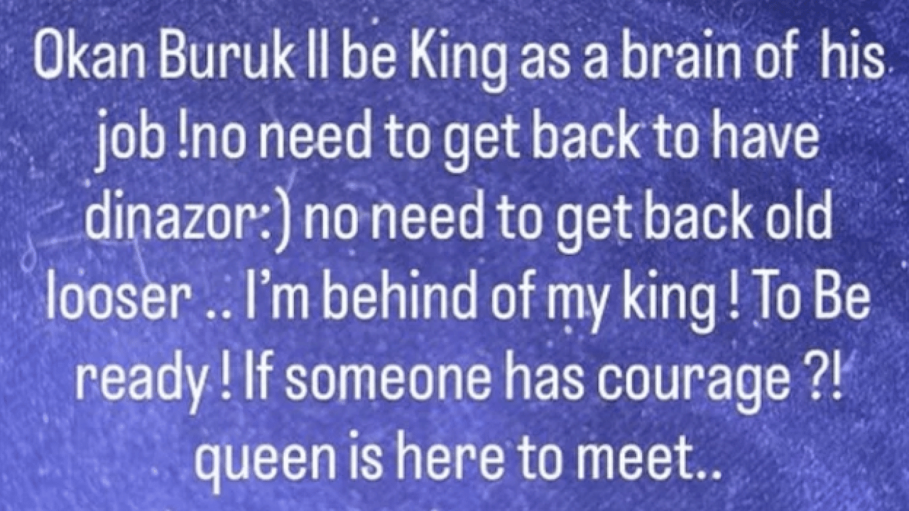 Bu gerilime neden olur mu peki! Nihan Buruk: Okan Buruk kral olacak ve Dinozora geri dönmeye gerek yok...