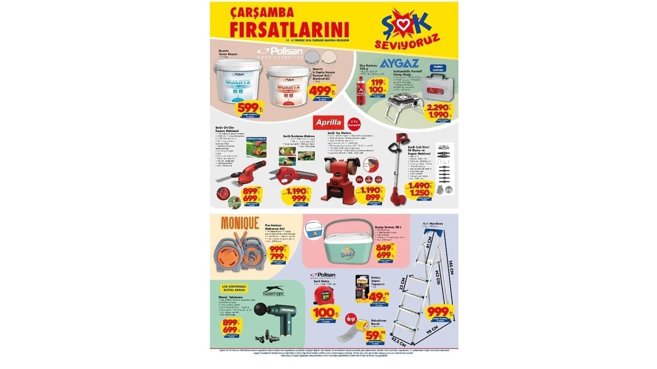Foto - Bu hafta elektronik eşyalara doyacaksınız! ŞOK'ta 15 Temmuz çarşamba günü dev indirimler geliyor