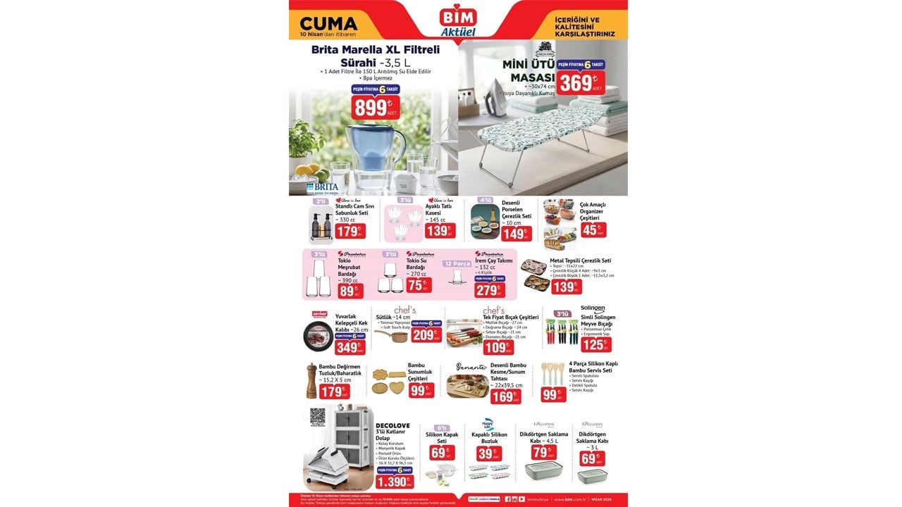 Foto - Bu hafta indirim rüzgarı başlıyor! BİM'de 10 Nisan Cuma günü dev indirimler