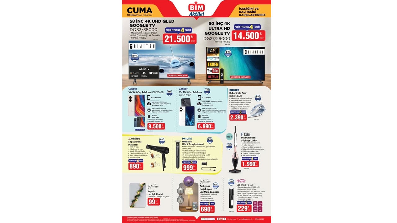 Foto - Bu hafta indirim rüzgarı başlıyor! BİM'de 10 Nisan Cuma günü dev indirimler