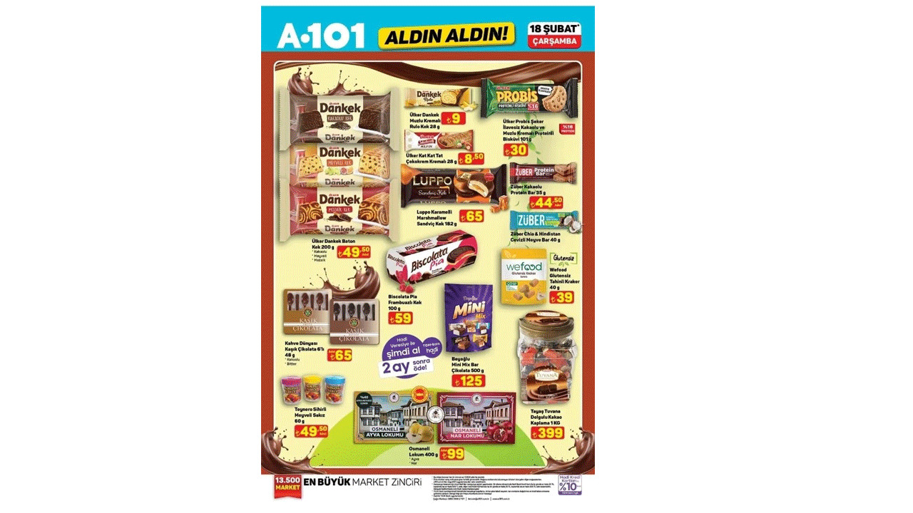 Foto - Bu hafta neler var neler! A101’de 18 Şubat Çarşamba günü indirim rüzgarı