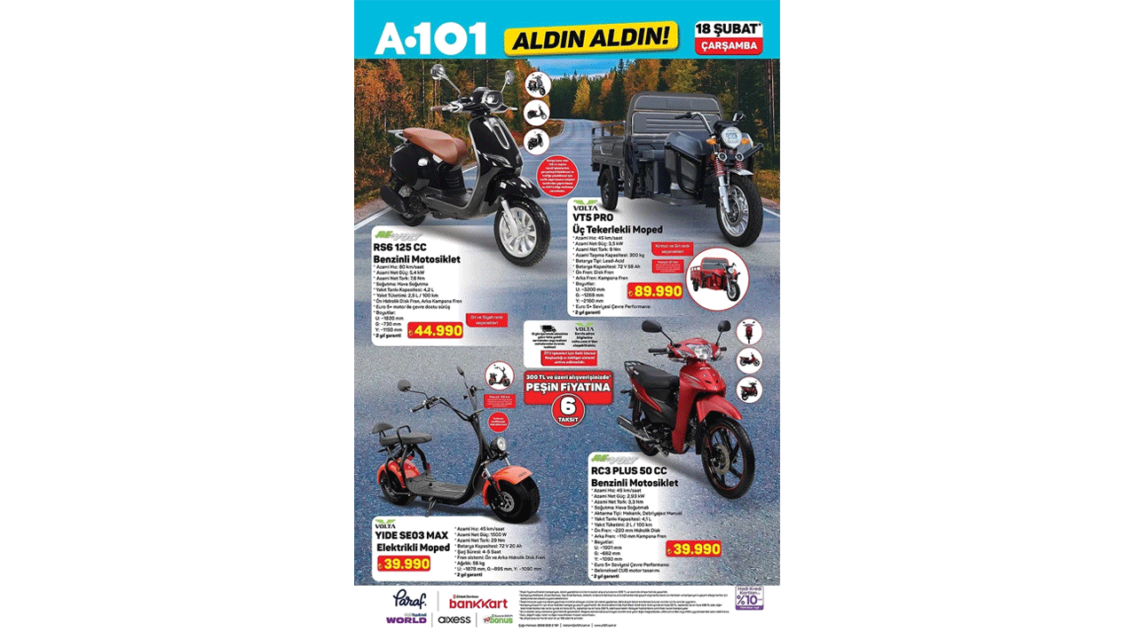 Foto - Bu hafta neler var neler! A101’de 18 Şubat Çarşamba günü indirim rüzgarı