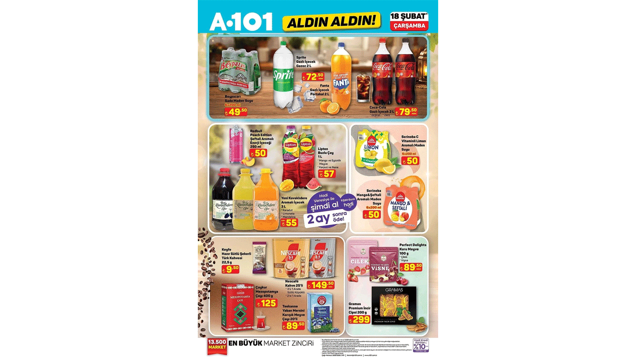 Foto - Bu hafta neler var neler! A101’de 18 Şubat Çarşamba günü indirim rüzgarı