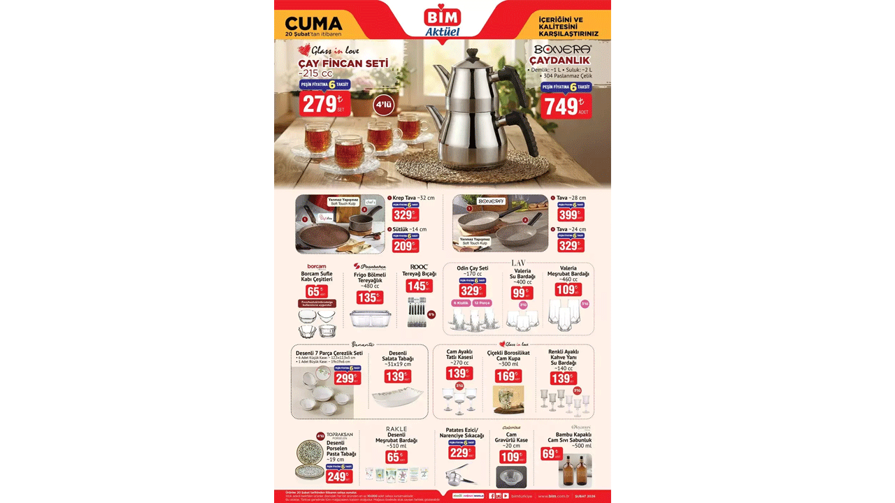 Foto - Bu hafta neler var neler! BİM'de 17-20 Şubat indirimleri açıklandı