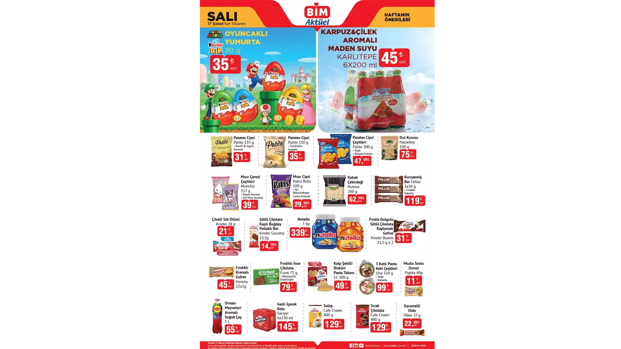 Foto - Bu hafta neler var neler! BİM'de 17-20 Şubat indirimleri açıklandı