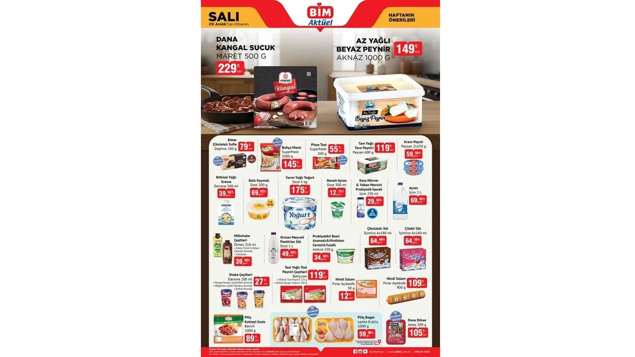 Foto - Bu hafta neler var neler! BİM'de 9-12 Aralık indirim fırsatları açıklandı