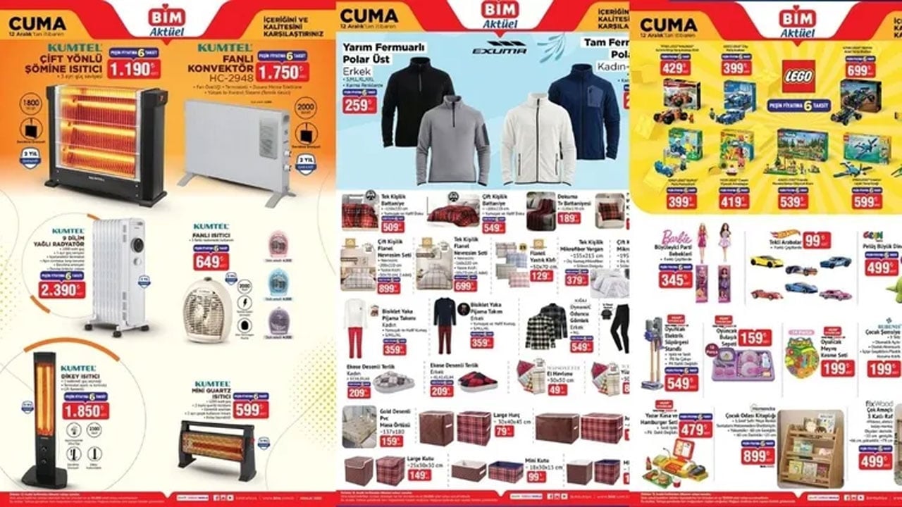 Foto - Bu hafta neler var neler! BİM'de 9-12 Aralık indirim fırsatları açıklandı