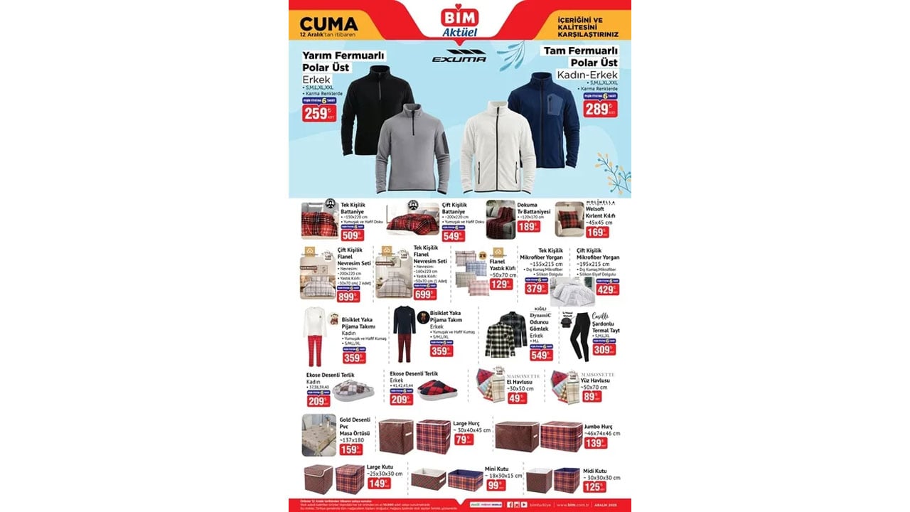 Foto - Bu hafta neler var neler! BİM'de 9-12 Aralık indirim fırsatları açıklandı