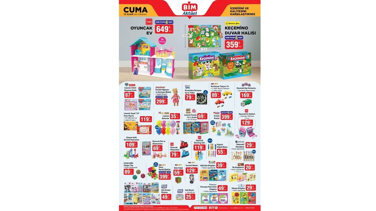 Foto - Bu hafta neler var neler! BİM'de 9-12 Aralık indirim fırsatları açıklandı
