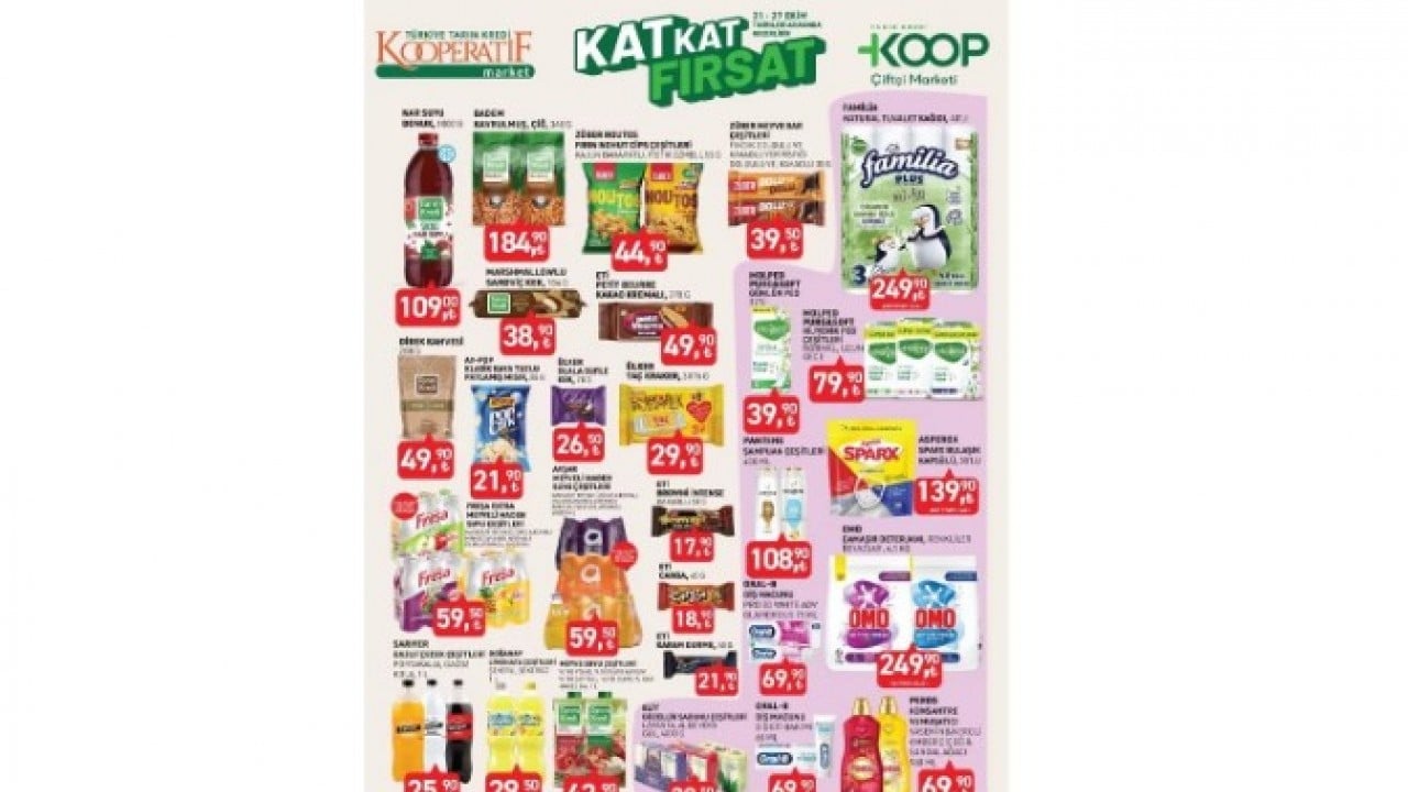 Foto - Bu hafta neler var neler! Tarım Kredi'de 21-27 Ekim indirimleri belli oldu