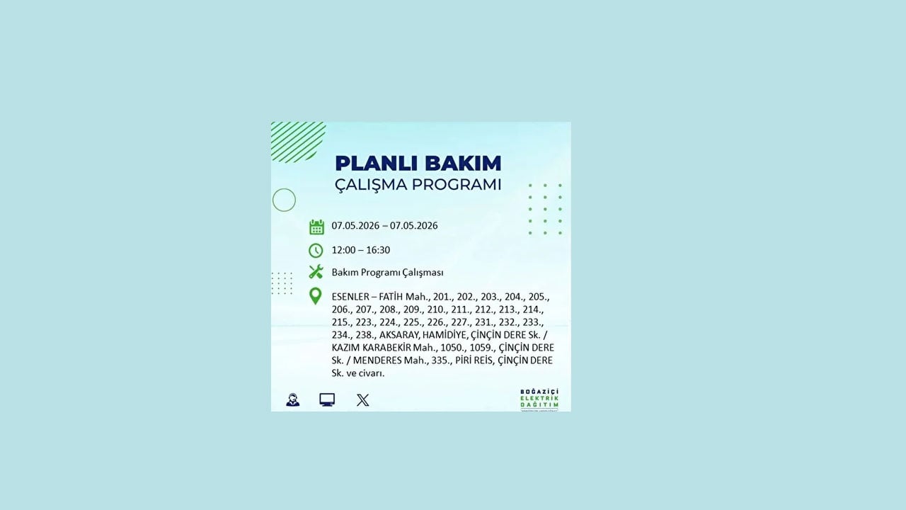 Foto - Bu ilçelerde yaşayanlar dikkat! İstanbul adeta karanlığa gömülecek